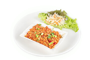 close up chili sauce , sweet and sour