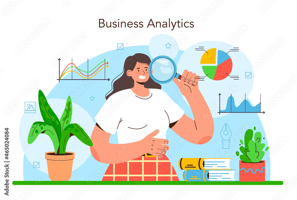 Poster data journalism or data-driven journalism concept. big data filtering