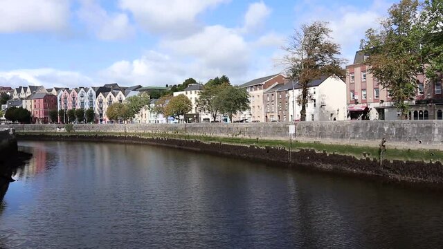 Cork &ndash; Panoramica del River Lee dal Shandon Bridge