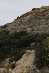 Rocks in the mountain