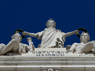 Triumphbogen Arco da Rua Augusta in Lissabon