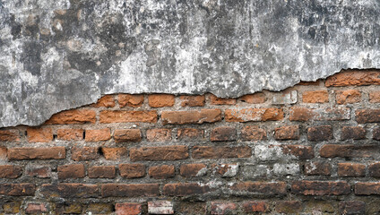 rough wall texture background collection. cracked obsolete concrete and bricks wall. 3d textured background for interior, decoration, wallpaper, etc.