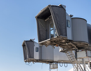 Airport passenger bellows boarding bridge