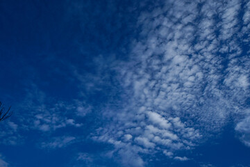 blue sky with clouds