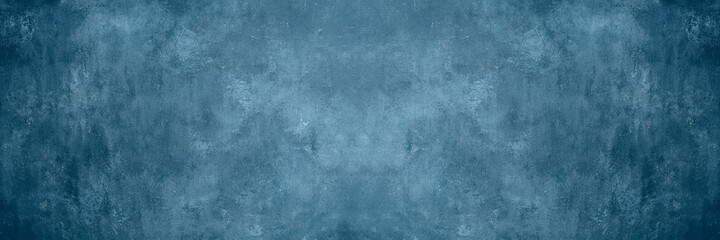 Dramatic blue shades painted canvas background