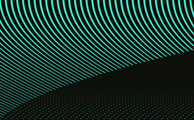 abstract striped background in turquoise and black shades