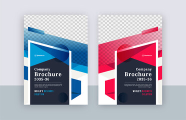 Modern Brochure Cover Template Design