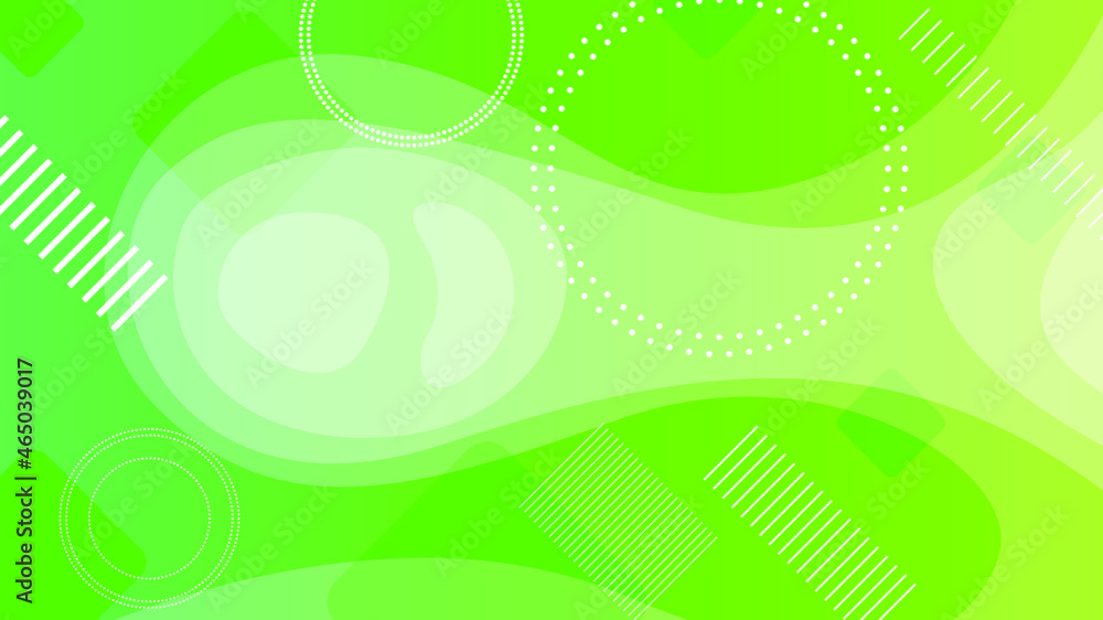 Poster abstract colorful gradient background with color geometric figures. different shapes and white line 
