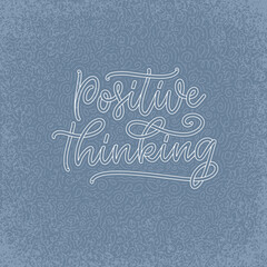 Positive lettering slogan with doodle elements. Funny quote for blog, poster and print design. Vector illustration. Vector illustration