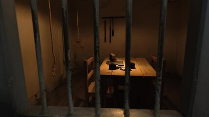 A cell at Seodaemun Prison History Hall South Korea