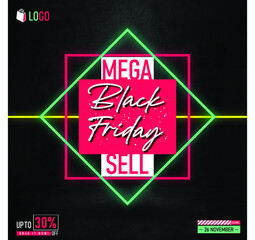 Black Friday Sale Social Media Post
