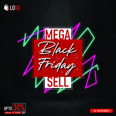 Black Friday Sale Social Media Post