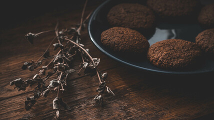 coffee, food, brown, white, ground, ingredient, cookie, plate, dry, mint, chocolate, spice, aroma, closeup, breakfast, dry, caffeine, bean, macro, beverage, grain, healthy