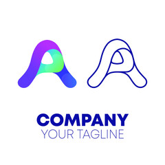 Letter A Logo Design