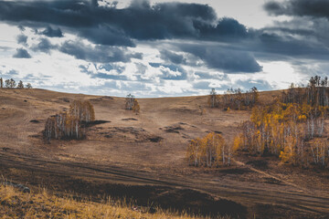 Autumn Asian Dry Hills
