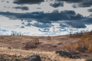 Naked Autumn Hill Clouds