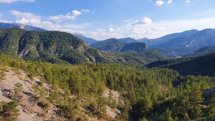 beautiful mountain landscape in south france