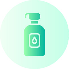 liquid soap gradient icon