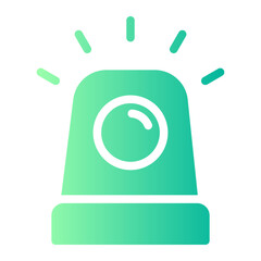 alarm gradient icon