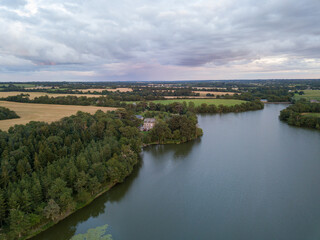 Fototapeta premium Vue aérienne de la Loire