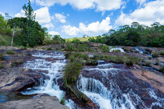 Pequena cachoeira na chapada dos veadeiros