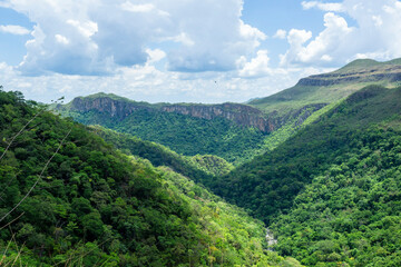 Obraz premium Mirante do Urubu, mostado a imensidão da chapada dos veadeiros