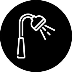 bathroom glyph icon
