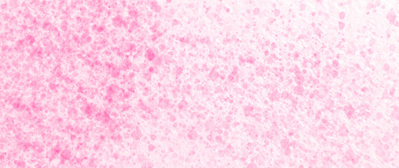 Drops of pink paint on watercolor paper. Abstract texture. Abstract background.