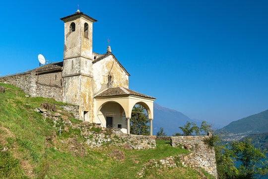 Chiesa Santa Eufemia, Dongo, Musso, Lago di Como, Comer See, Italien