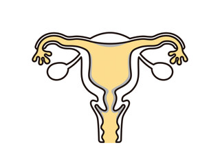 シンプル　イラスト　子宮