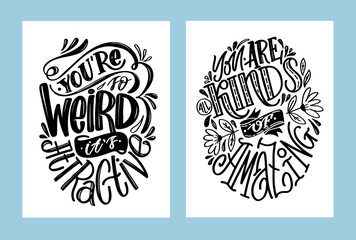 Motivation hand drawn doodlr lettering about life. Lettering label art. Poster lettering. Lettering for banner, web, t-shirt design.	