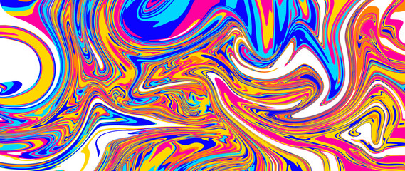 Bright abstract background of flowing colors. Abstract texture.