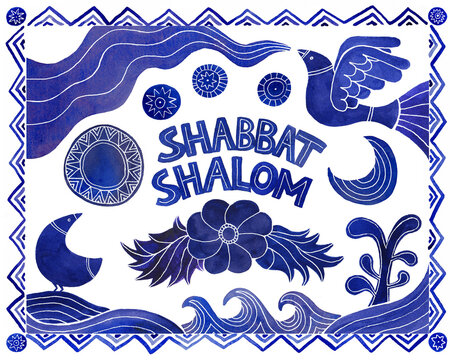 805 Shabbat Shalom Greetings Images, Stock Photos, 3D objects, & Vectors