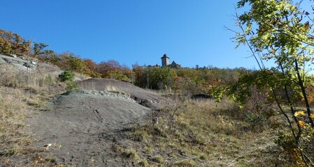 Badlands unterhalb der Wachsenburg