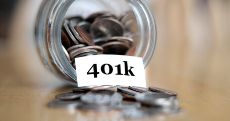 Money Jar for Savings and Investment Retirment IRA 401k College Rainy Day
