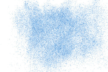 Abstract splashes of water on white background. Frozen motion of round particles. Rain, snow overlay texture. Vector Illustration, Eps 10.