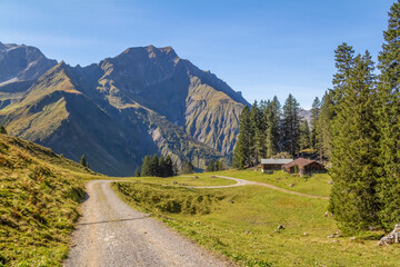 Around Schroecken in Austria
