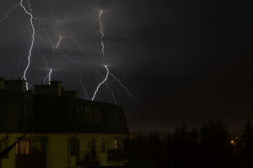storm in the city