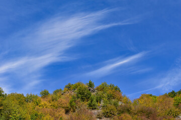 Obraz premium blue sky and clouds