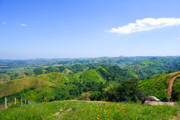 View point Mountain in Khao Kho at Phetchabun Province