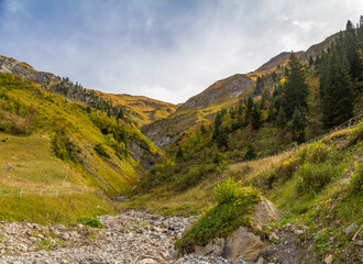 Scenery around river Lech