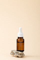 Serum or oil dropper. Natural cosmetics.