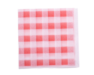 paper napkin isolated on white background close up