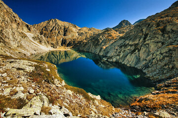 Fototapeta premium Lac Chabarrou les Oulettes Cauterets 