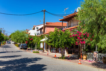 Skala village on the Greek island of Kefalonia, Greece.