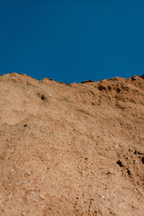Fototapeta na wymiar a pile of sand