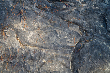 The surface of the rocks in the south of Turkey in the Taurus Mountains.