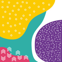 texture memphis colorful