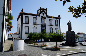 Fototapeta premium traditional housese on the azores islands