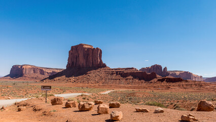 Monument Valley Elephant Butte Rock Formation